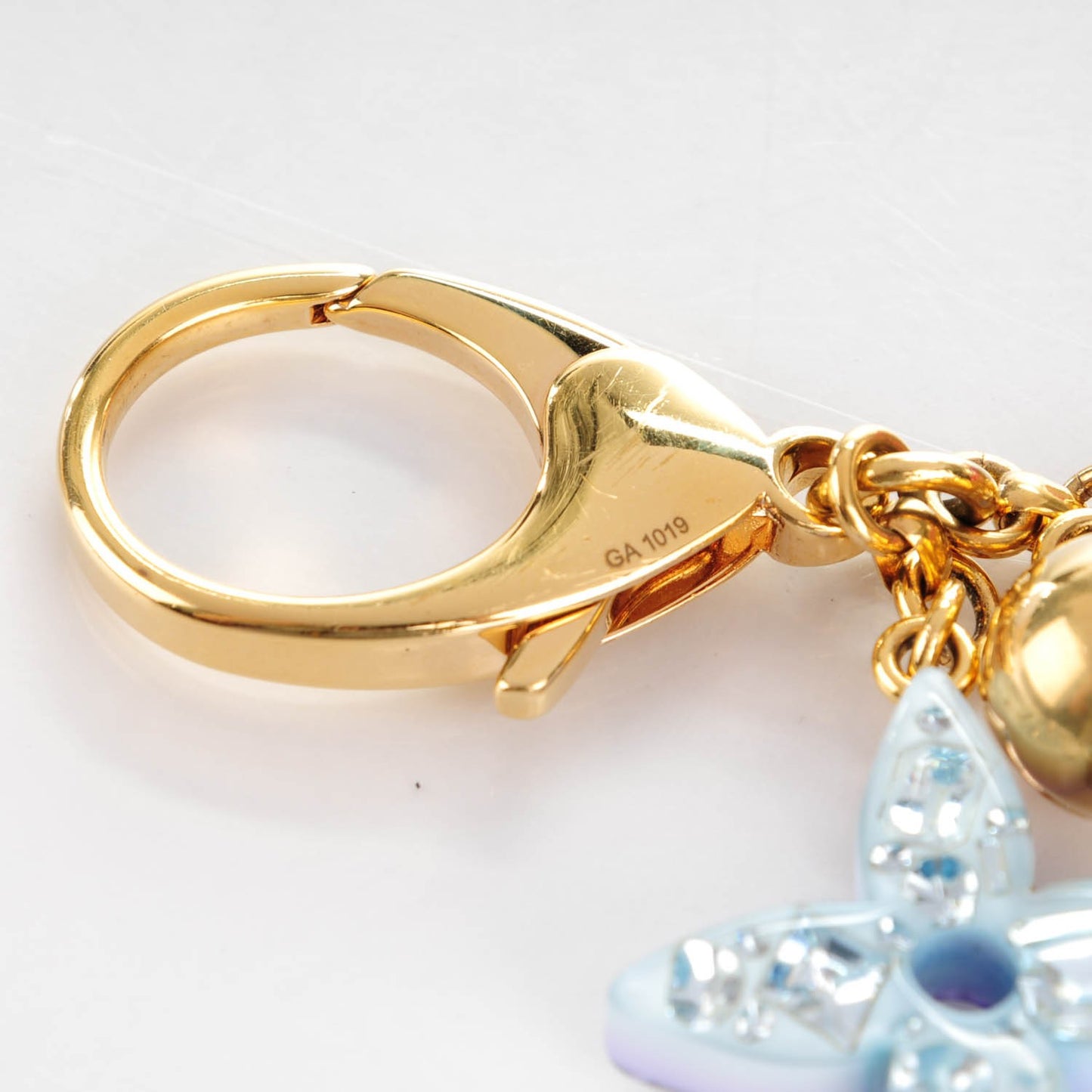 Resin Strass Glam Flower Bag Charm