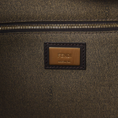 Fendi Zucca Spalmati Small Roll Tote Tobacco Moro 9 of 12