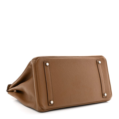 Hermes Taurillon Clemence Birkin 35 Alezan 4 of 10