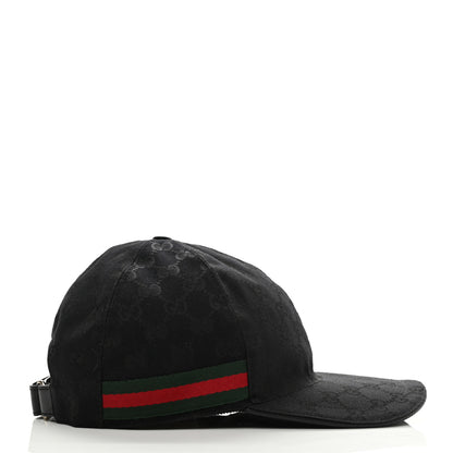 Gucci Monogram Web Baseball Hat M Black 5 of 11