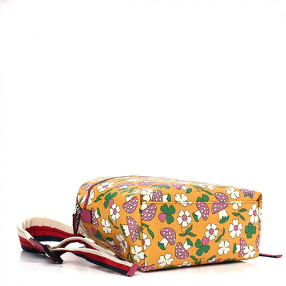 Gucci Canvas Childrens Flower Mushroom Print Backpack 3 of 6
