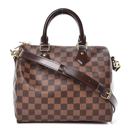Louis Vuitton Damier Ebene Speedy Bandouliere 25 1 of 10