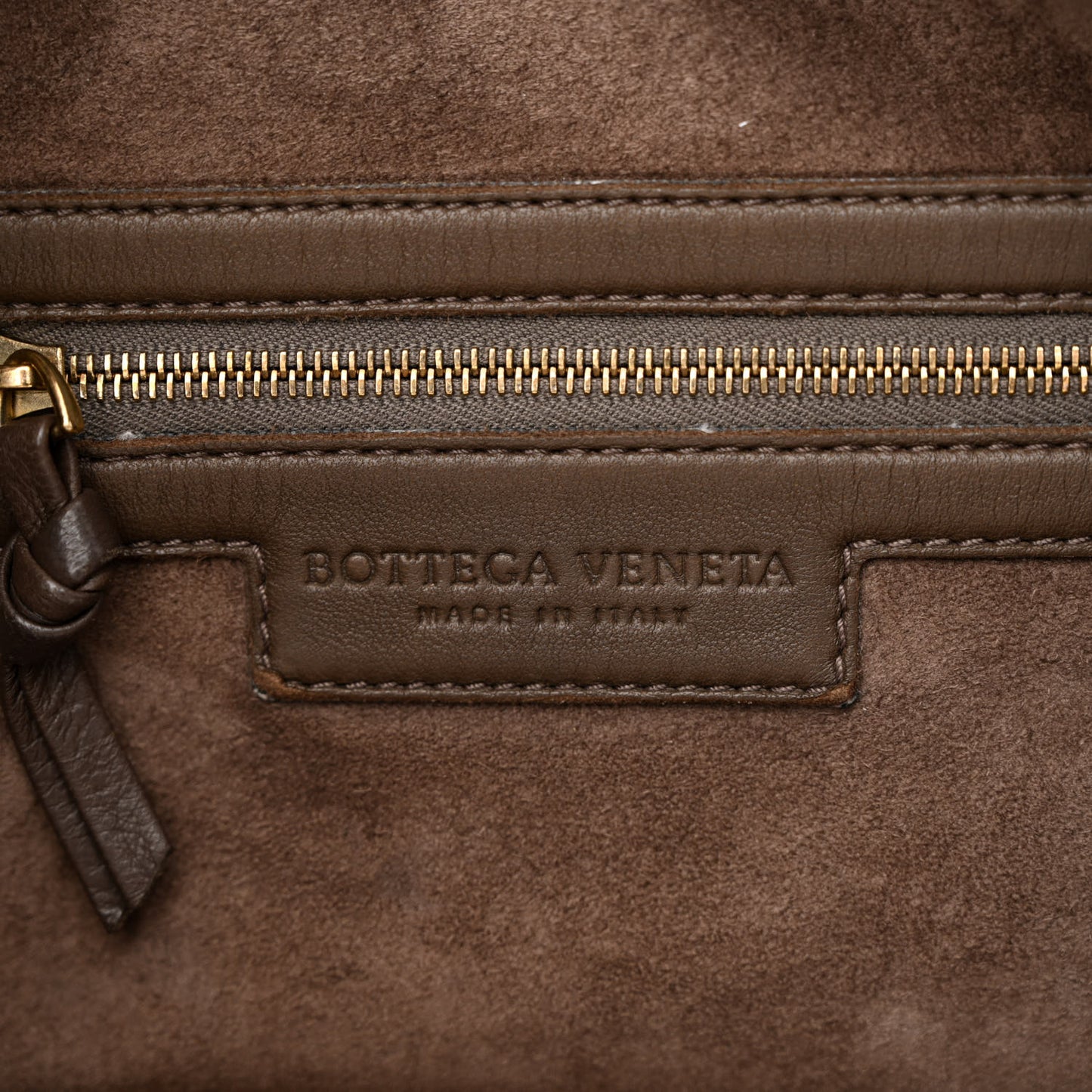 Nappa Intrecciato Large Veneta Hobo Ebano