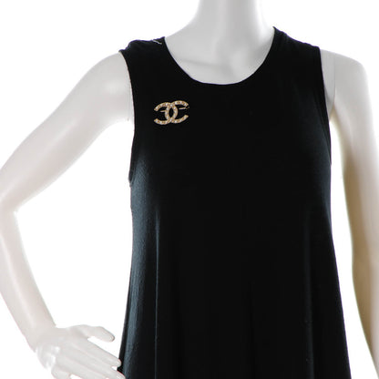 Chanel Pearl Large CC Brooch Gold 2 of 5