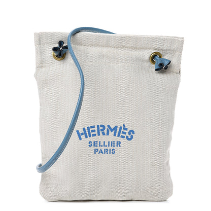 Hermes Canvas Epsom Aline Grooming Bag Craie 1 of 9