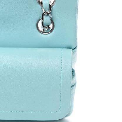 Chanel Lambskin Quilted Small Double Flap Light Blue 7 of 12