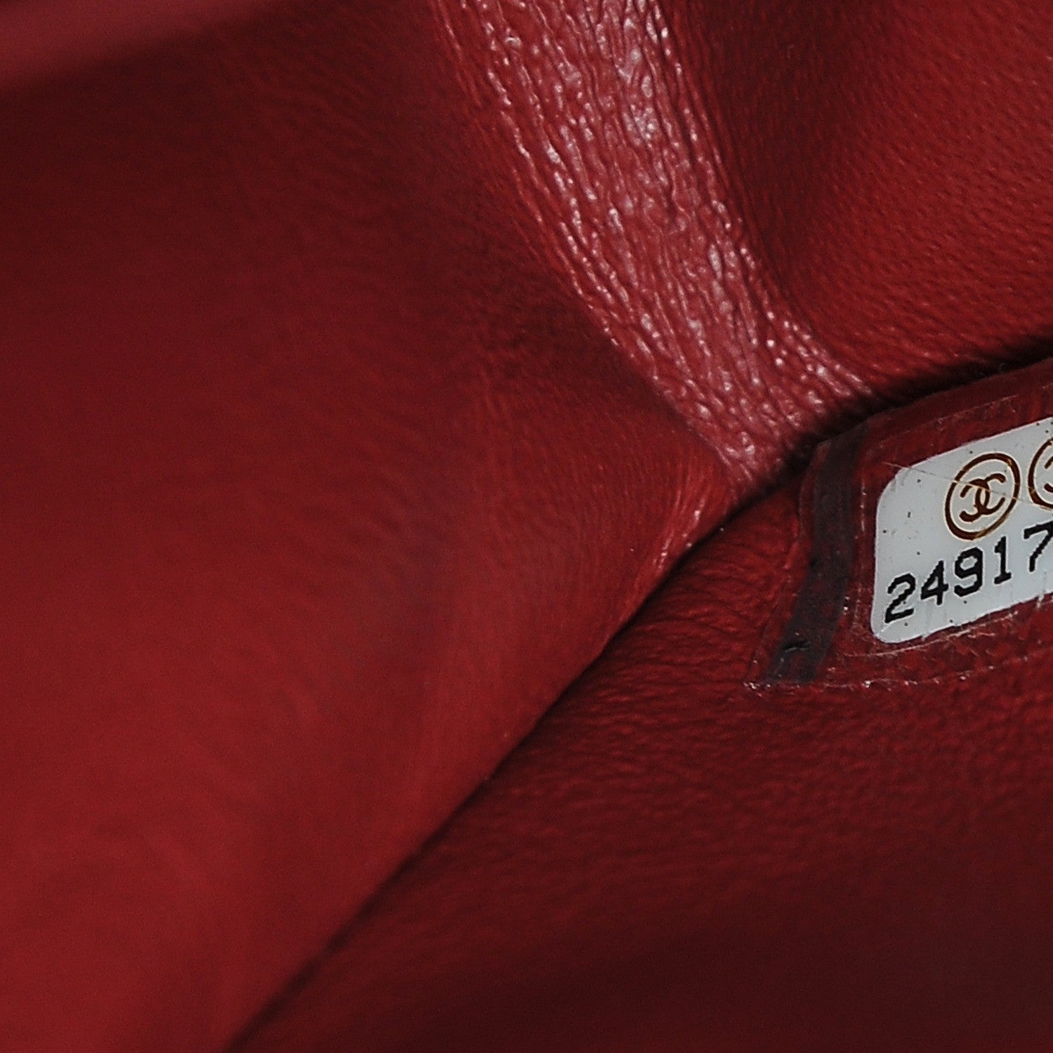 Chanel Caviar Quilted Medium Double Flap Dark Red 7 of 8