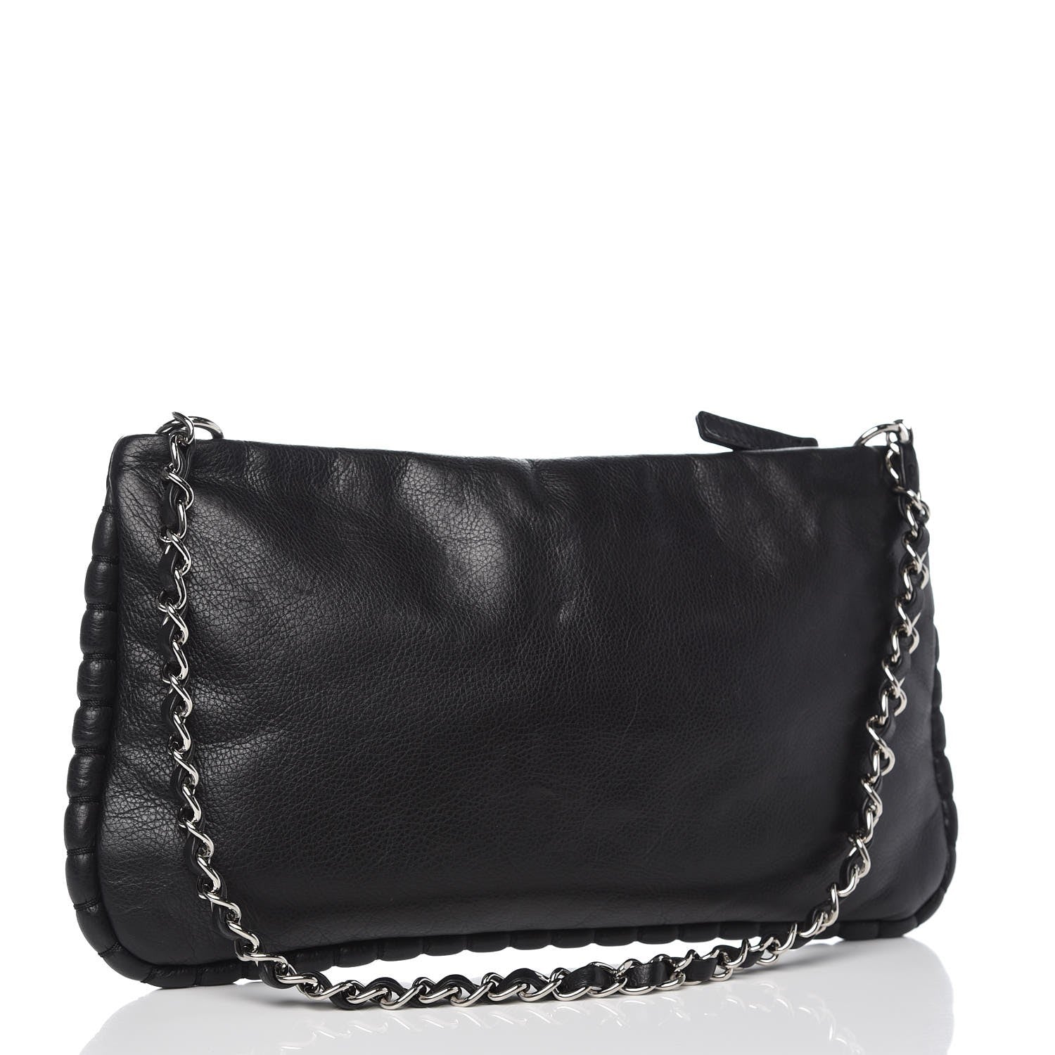 Chanel Calfskin On the Bund Pochette Black 3 of 9
