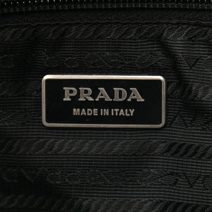 Prada Nylon Flat Messenger Bag Black 6 of 12
