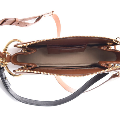 Chloe Calfskin Suede Small Roy Bag Caramel 6 of 10