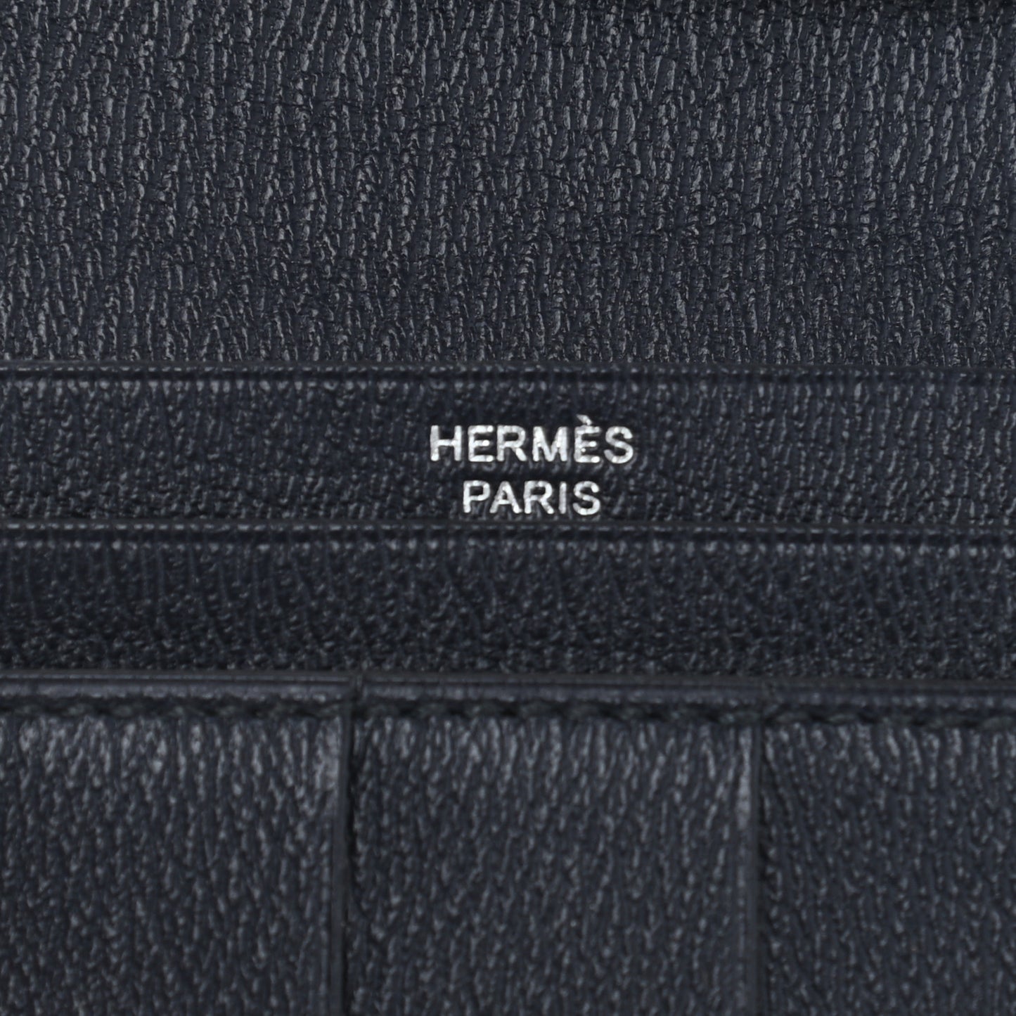 Matte Alligator Lizard Bearn Wallet Bleu Marine Ombre