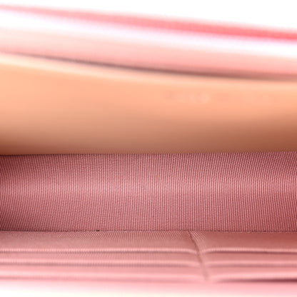 Chanel Iridescent Calfskin Quilted Wallet On Chain WOC Pink 5 of 11