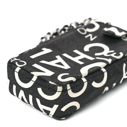 Chanel Canvas 31 Rue Cambon Phone Holder Black 11 of 11