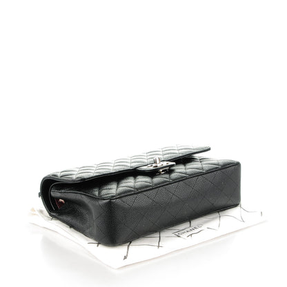 Chanel Caviar Quilted Medium Double Flap Black 4 of 8