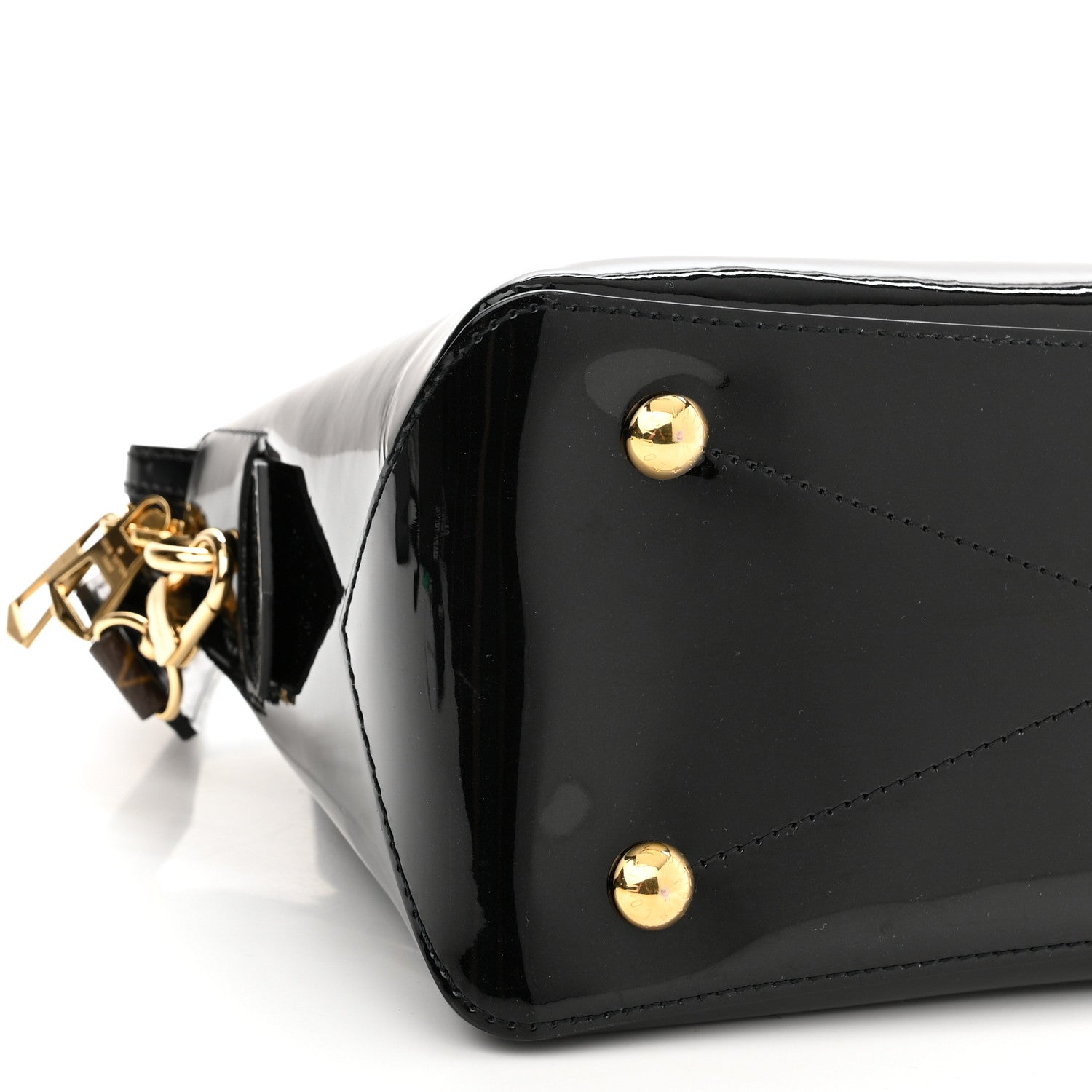 Louis Vuitton Patent Calfskin Miroir Tote Black 8 of 10