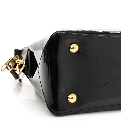 Louis Vuitton Patent Calfskin Miroir Tote Black 8 of 10
