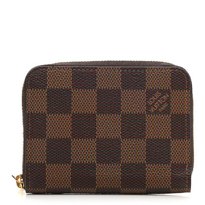 Louis Vuitton Damier Ebene Zippy Coin Purse 1 of 8