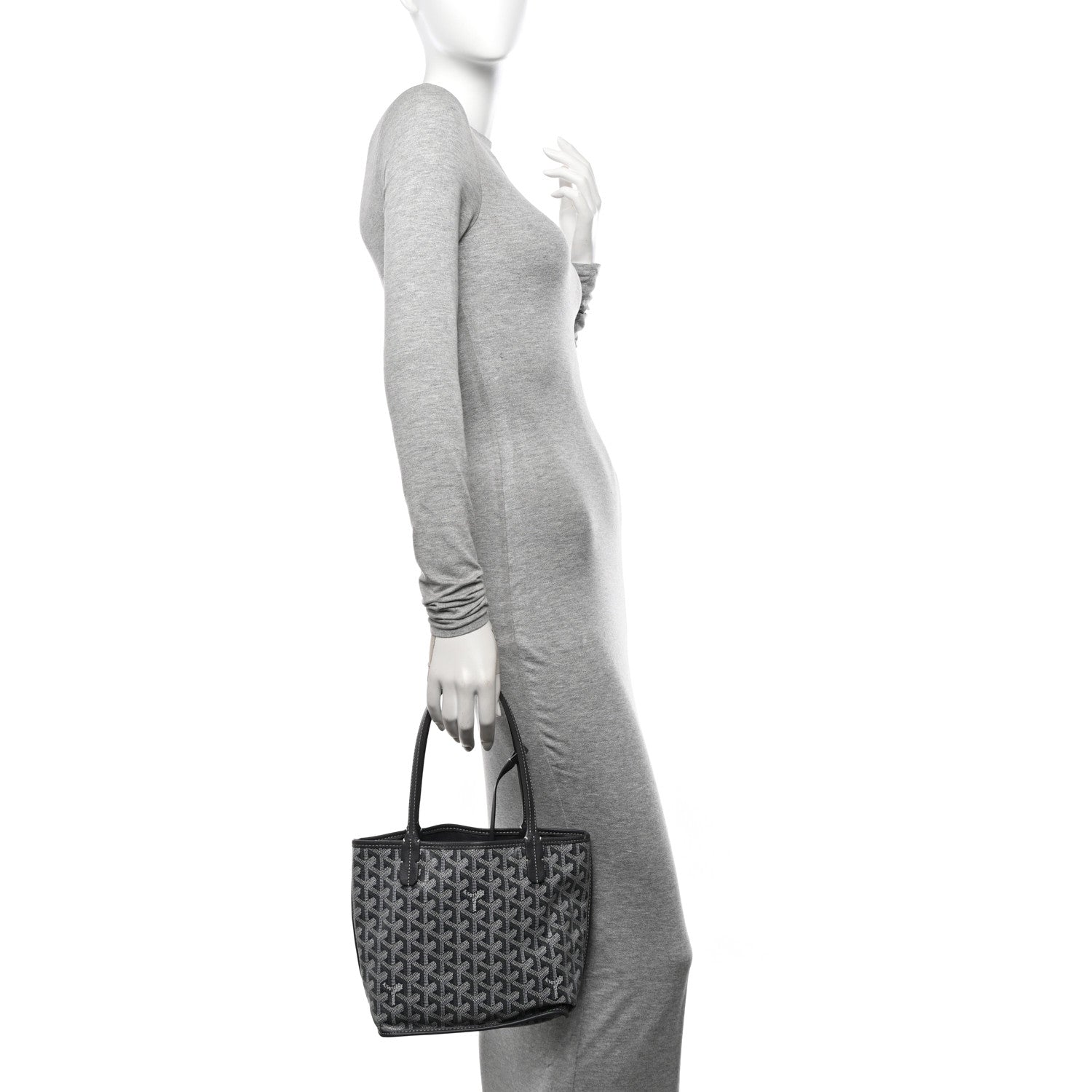 Goyard Goyardine Reversible Mini Anjou Grey 2 of 17