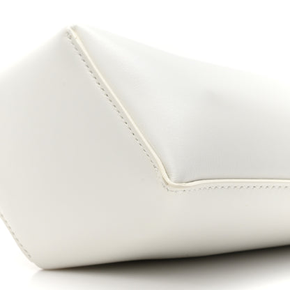 Alaia Calfskin Small Folded Bag White 9 of 10