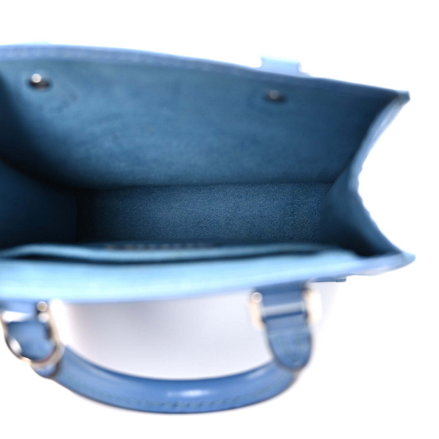 Louis Vuitton Epi Petit Sac Plat Bleuet 5 of 9