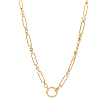 David Yurman 18K Yellow Gold 4.5mm Lexington Chain Necklace 1 of 6