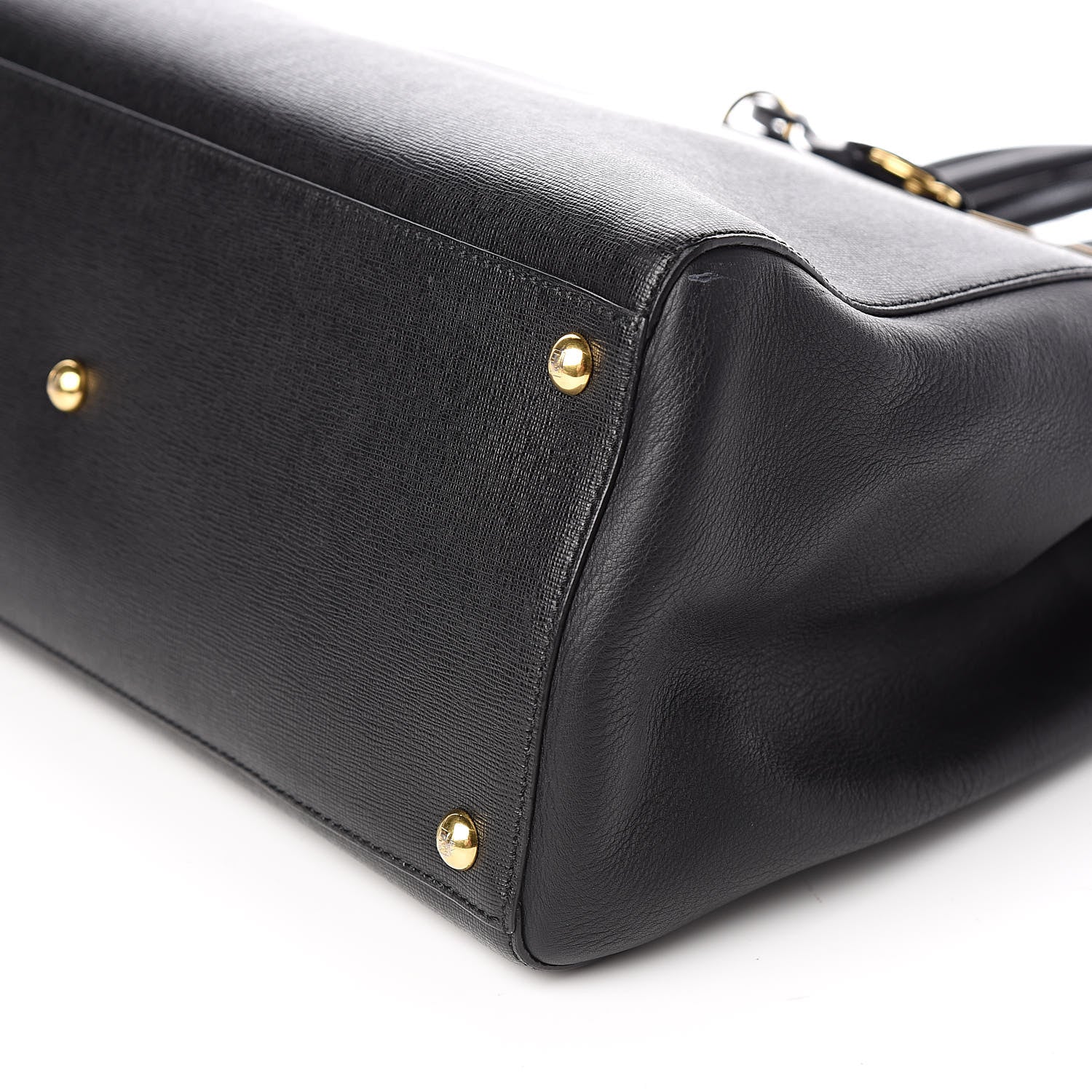 Fendi Vitello Elite Regular 2Jours Tote Black 10 of 12