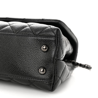 Chanel Caviar Quilted Mini Coco Handle Flap So Black 10 of 11