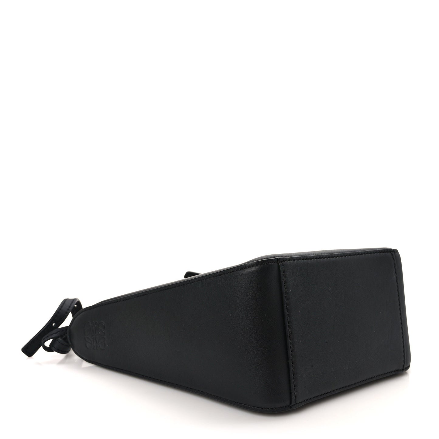 Calfskin Mini Hammock Hobo Black