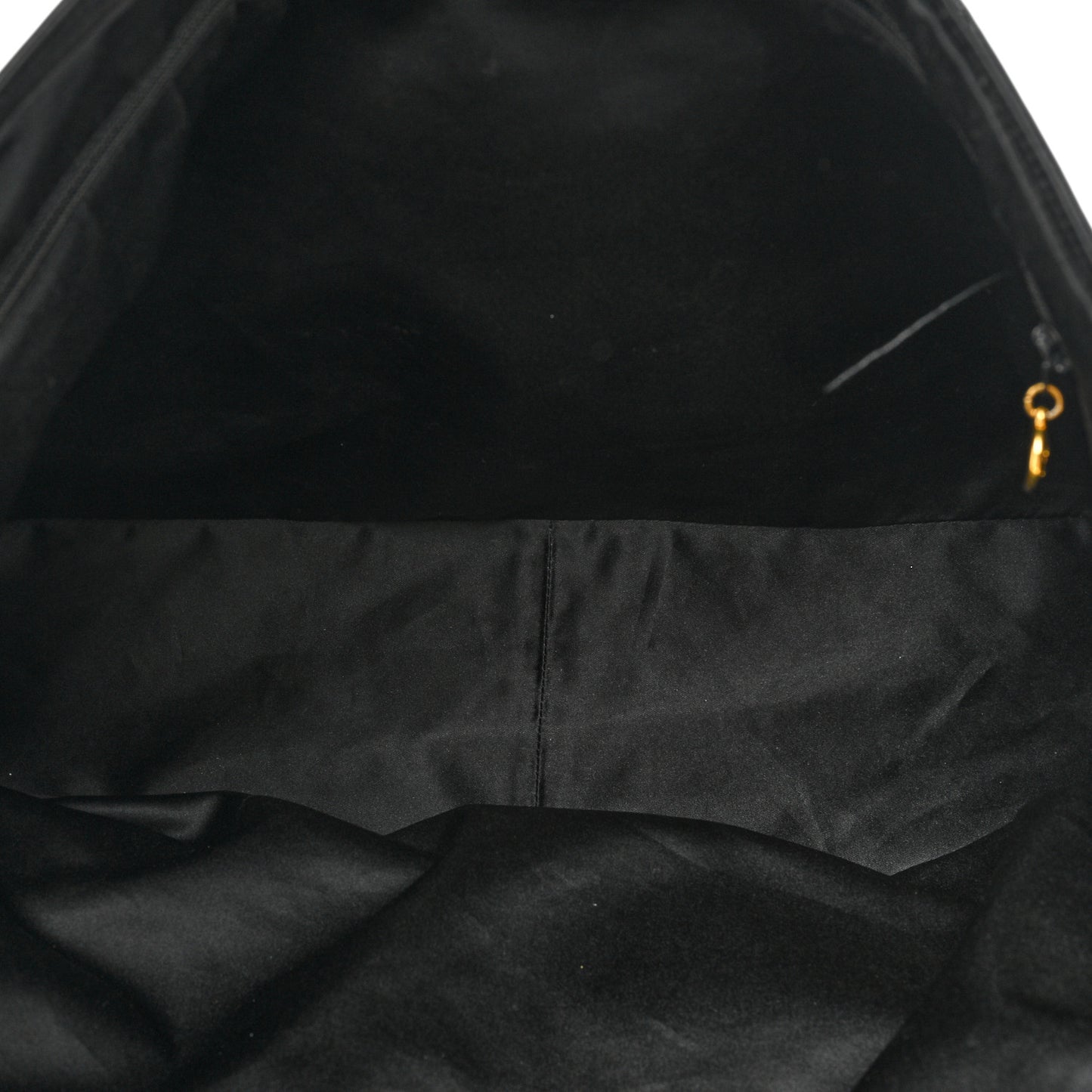 Lambskin Quilted Maxi Flap Black