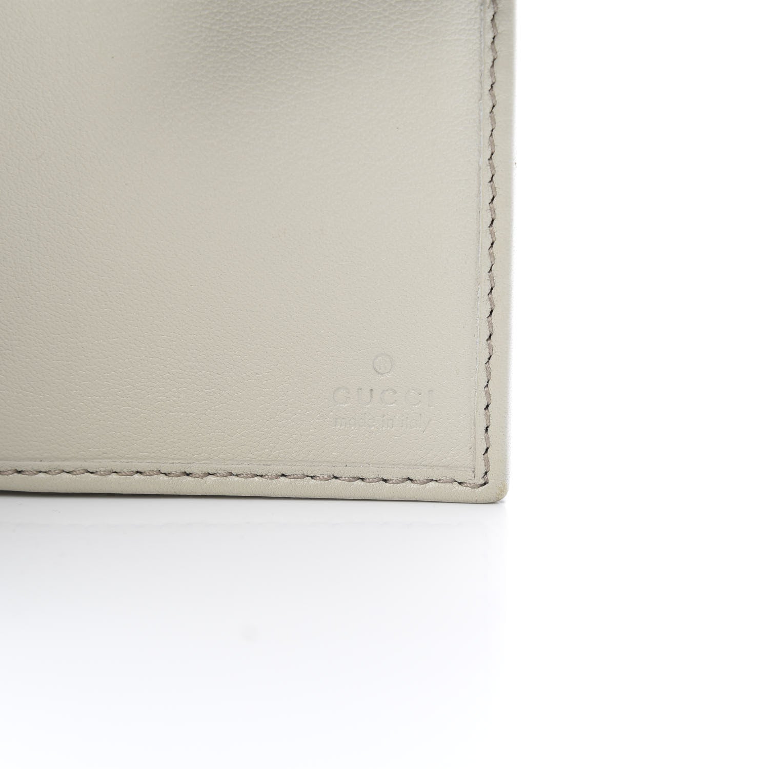 Gucci Guccissima Abbey Continental Wallet Off White 7 of 11