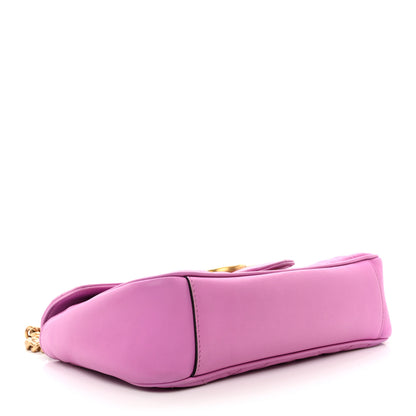 Gucci Calfskin Matelasse Small GG Marmont Shoulder Bag Candy Mousse 4 of 11
