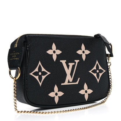 Louis Vuitton Empreinte Monogram Giant Mini Pochette Accessories Black 2 of 4