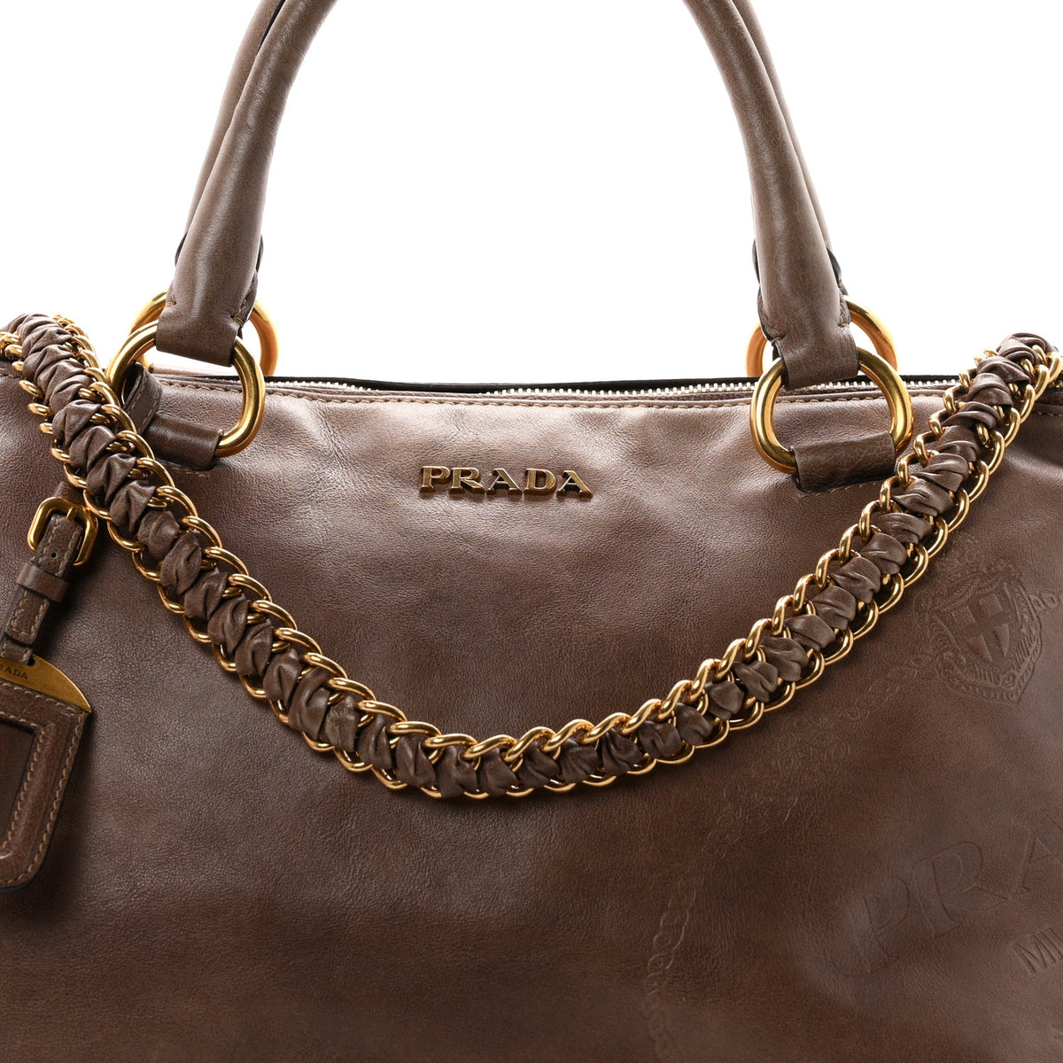 Soft Calf Shopping Tote Bambu