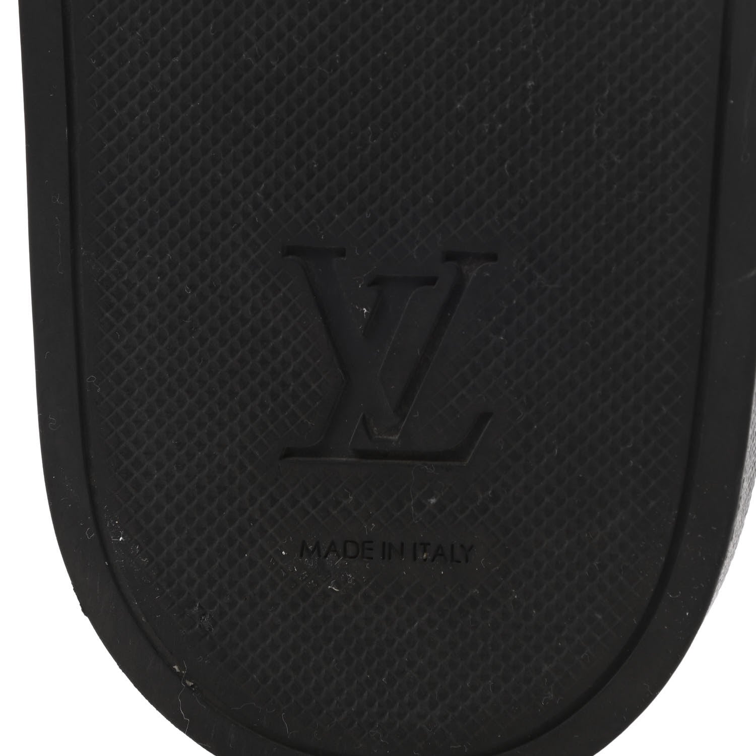 Louis Vuitton Rubber Monogram Mens Waterfront Mules 11 Macassar 6 of 8