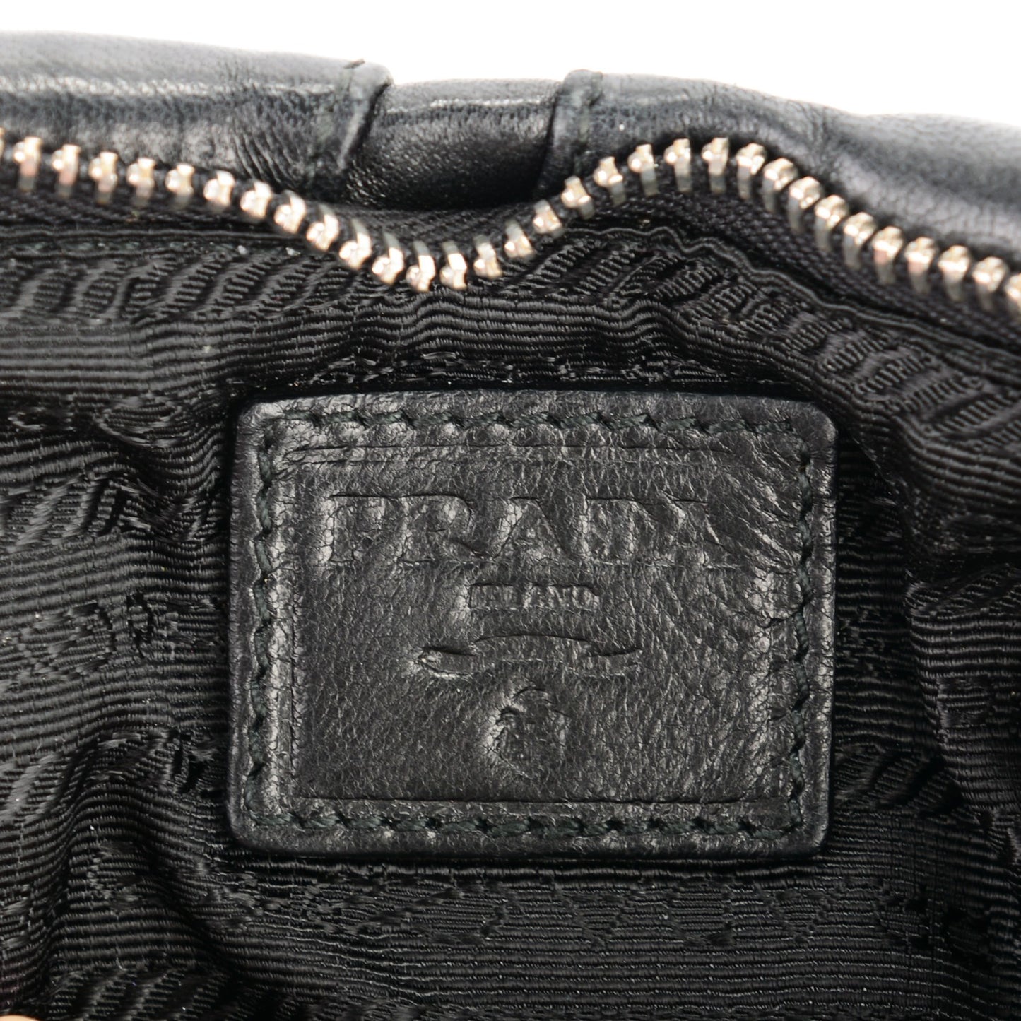 Nappa Mordore Wristlet Clutch Nero Black