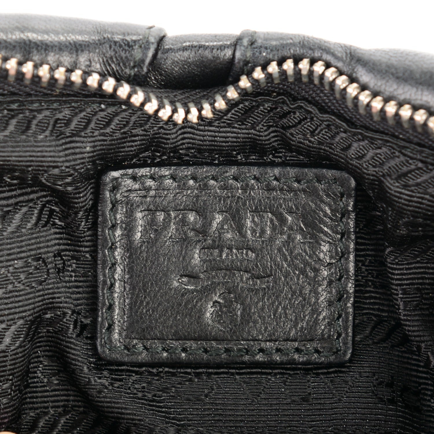 Prada Nappa Mordore Wristlet Clutch Nero Black 6 of 8