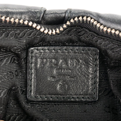 Prada Nappa Mordore Wristlet Clutch Nero Black 6 of 8