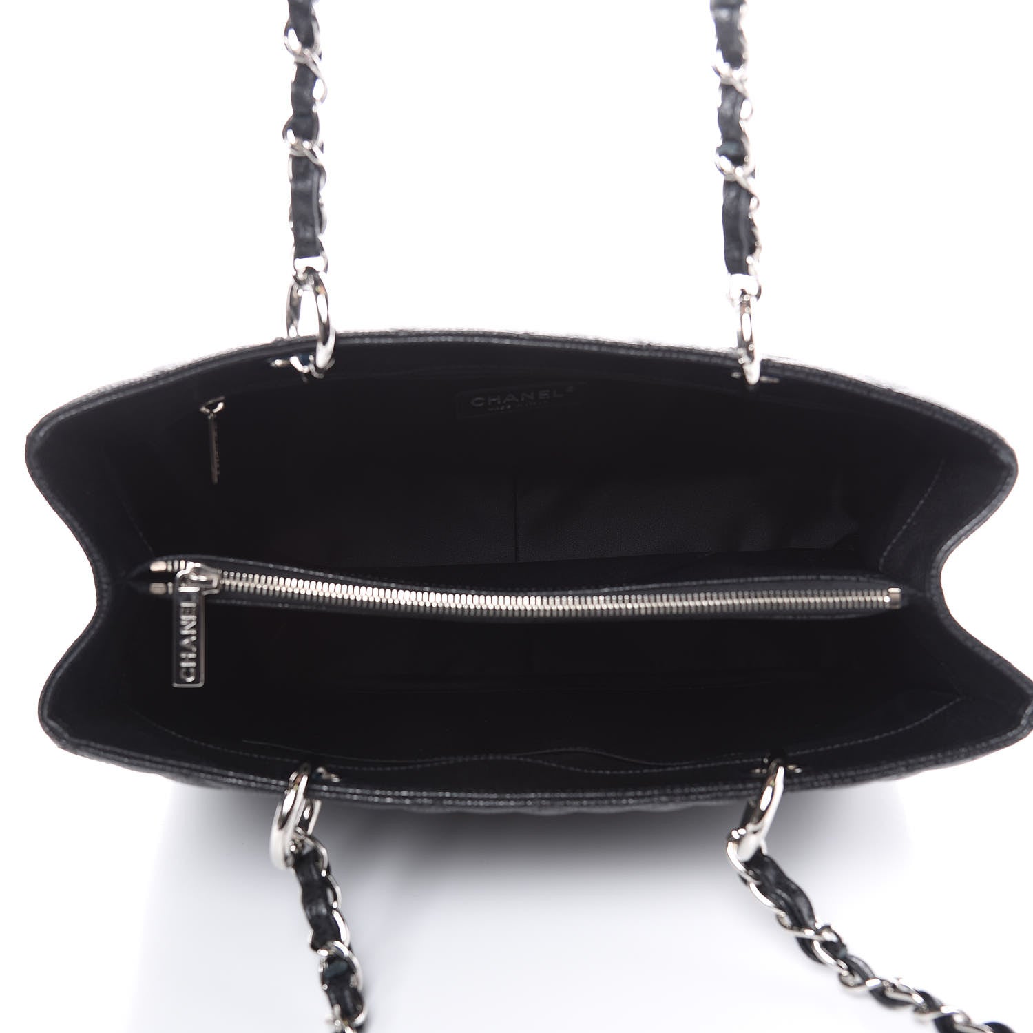 Chanel Caviar Quilted Grand Shopping Tote GST Black 5 of 11