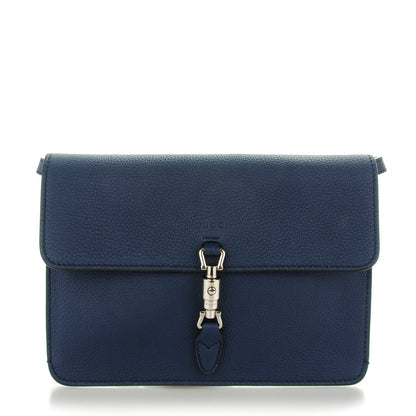 Gucci Grand Prix Calfskin Jackie Convertible Shoulder Bag Blue Marine 1 of 7
