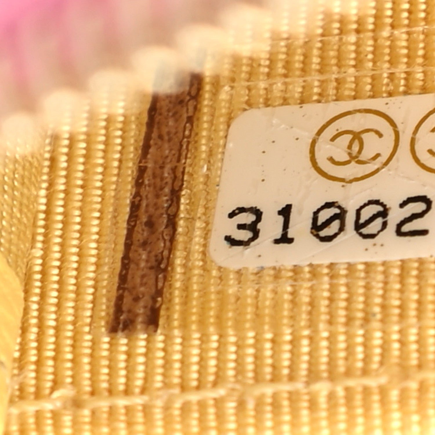 Chanel Lambskin Quilted Zip Around Coin Purse Wallet Pink Yellow 7 of 7