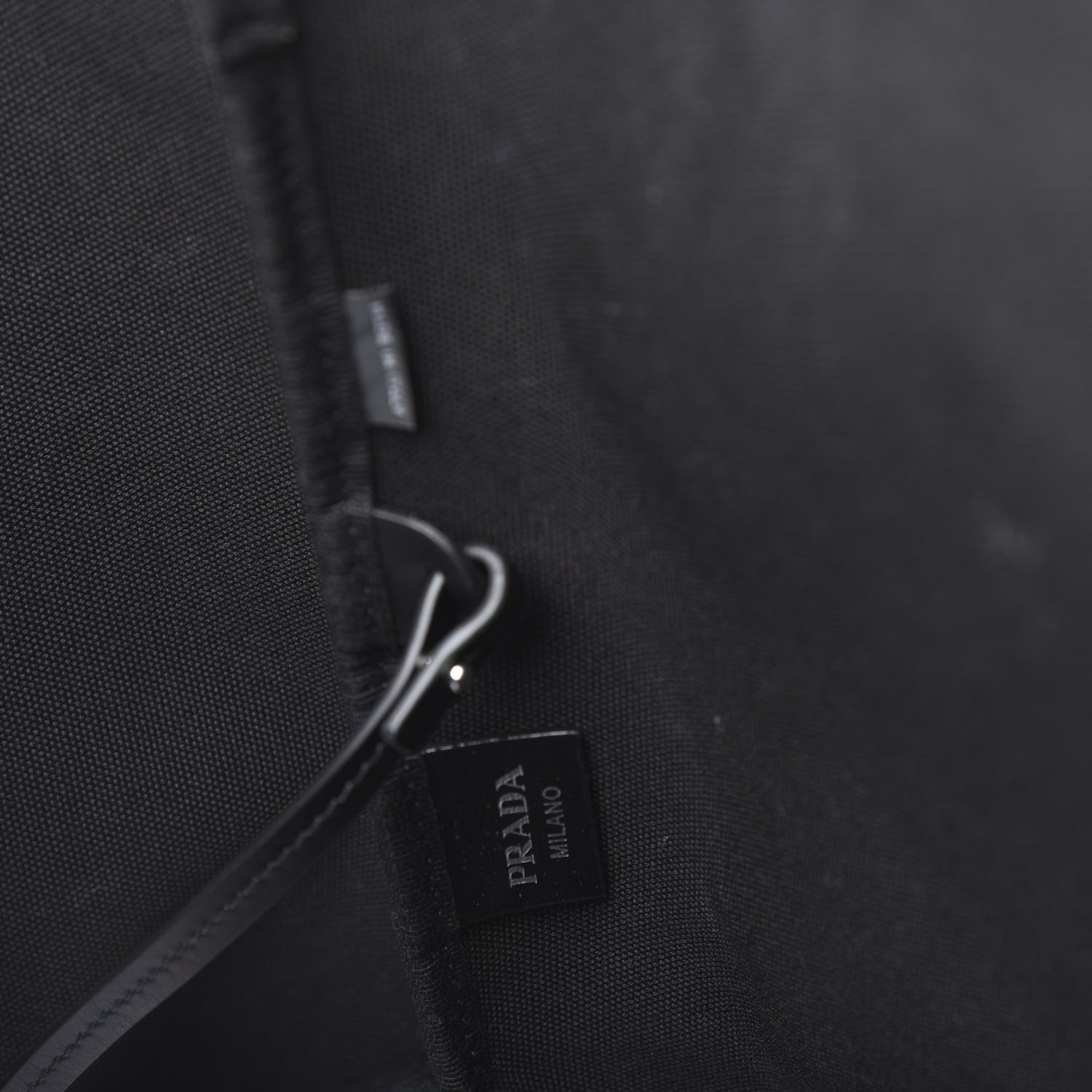 Prada Canvas Racing Logo Tote White 7 of 9
