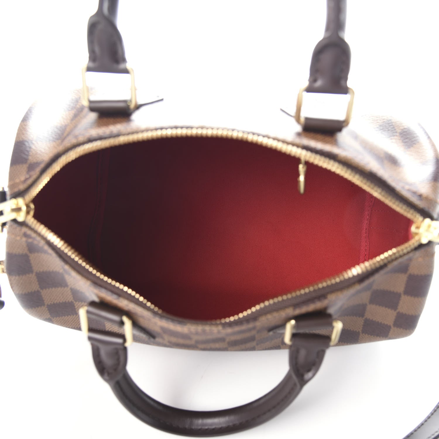 Louis Vuitton Damier Ebene Speedy Bandouliere 25 2 of 9