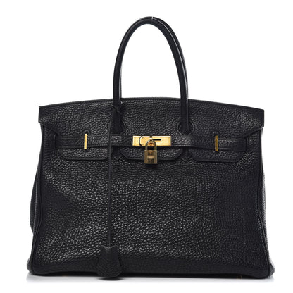 Hermes Fjord Birkin 35 Black 1 of 48
