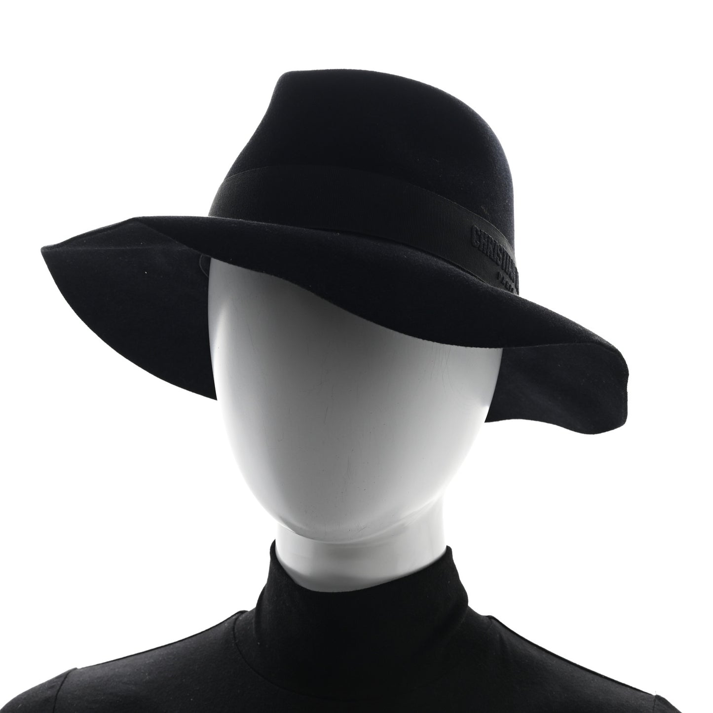 Rabbit Felt Dior Hat Black