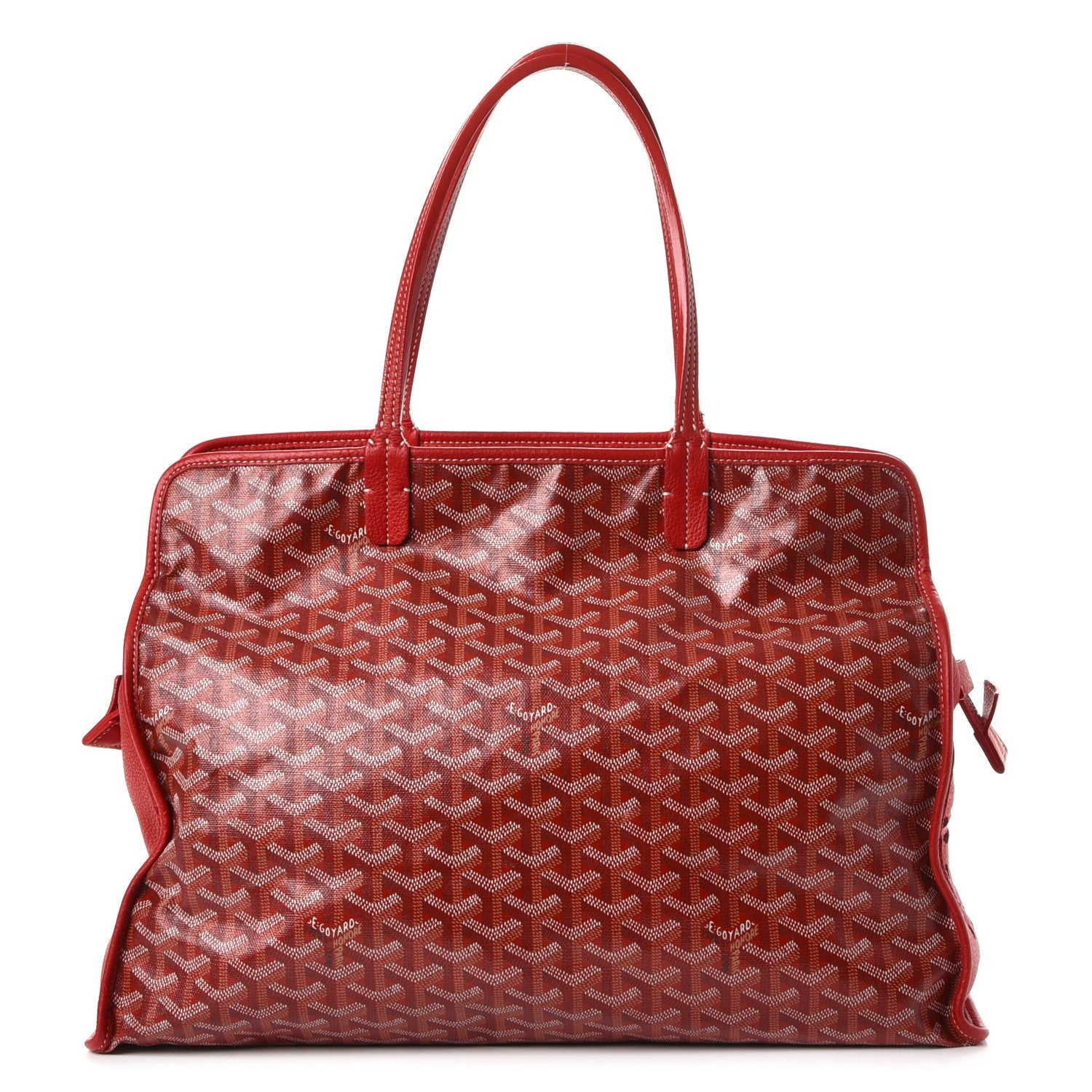 Goyard Goyardine Sac Hardy Pet Carrier PM Red 1 of 9