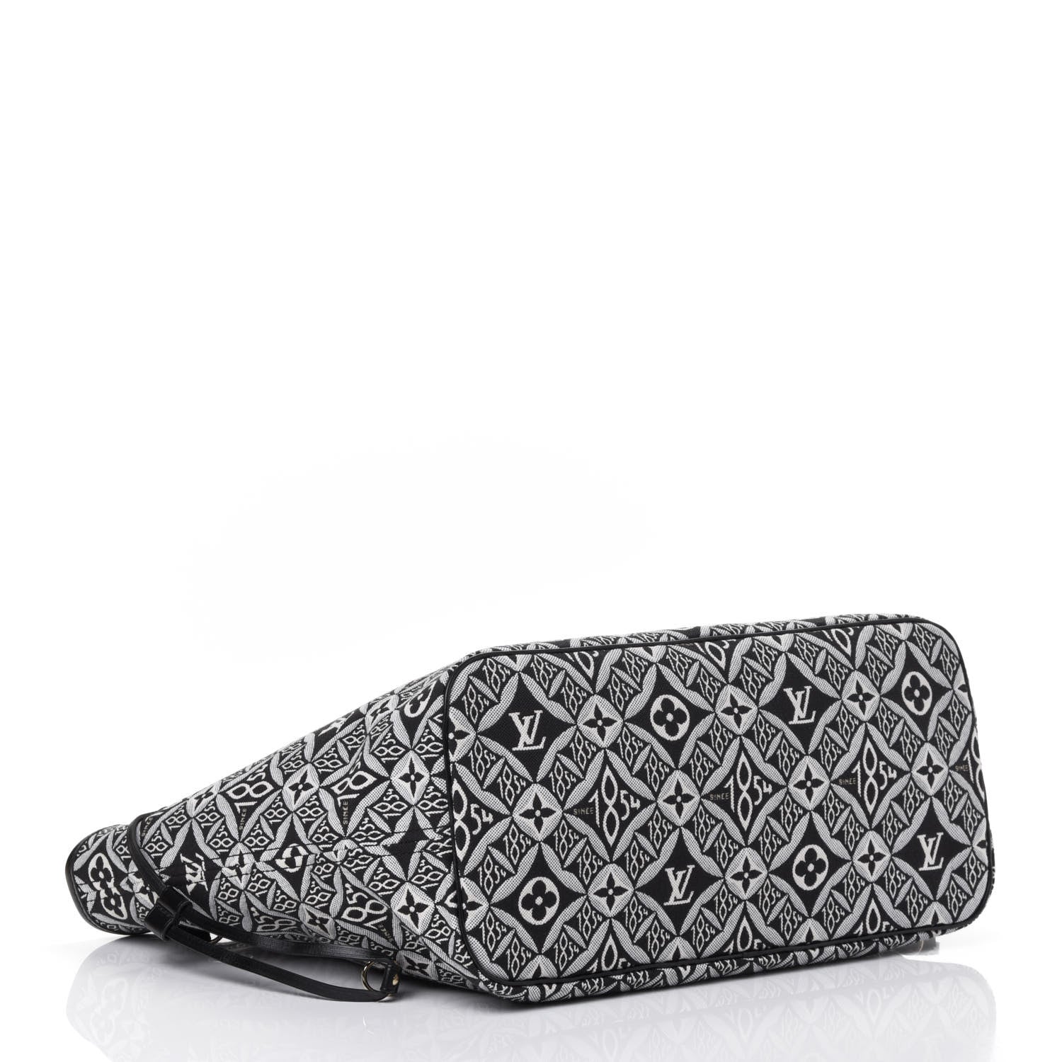Louis Vuitton Jacquard Since 1854 Neverfull MM Grey 3 of 4