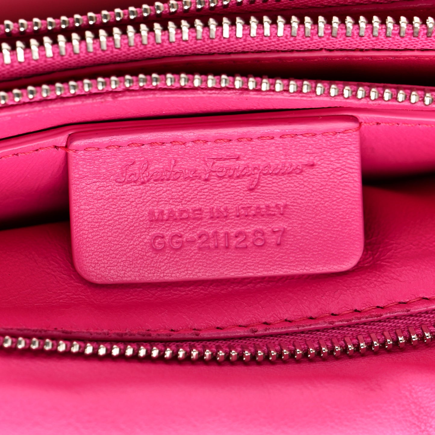 Calfskin Small Viva Bow Shoulder Bag Hot Pink