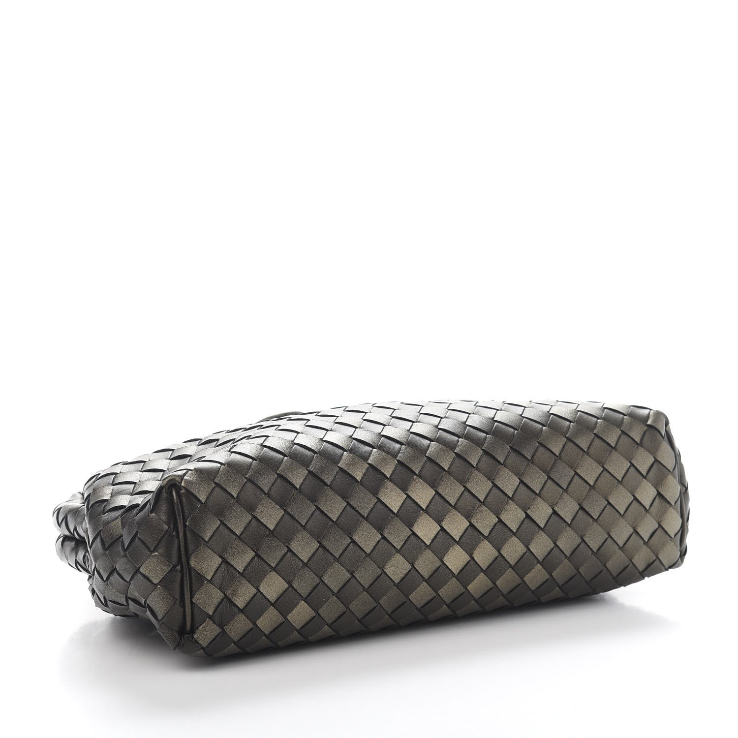 Bottega Veneta Nappa Intrecciato The Lauren 1980 Clutch Platinum 4 of 11