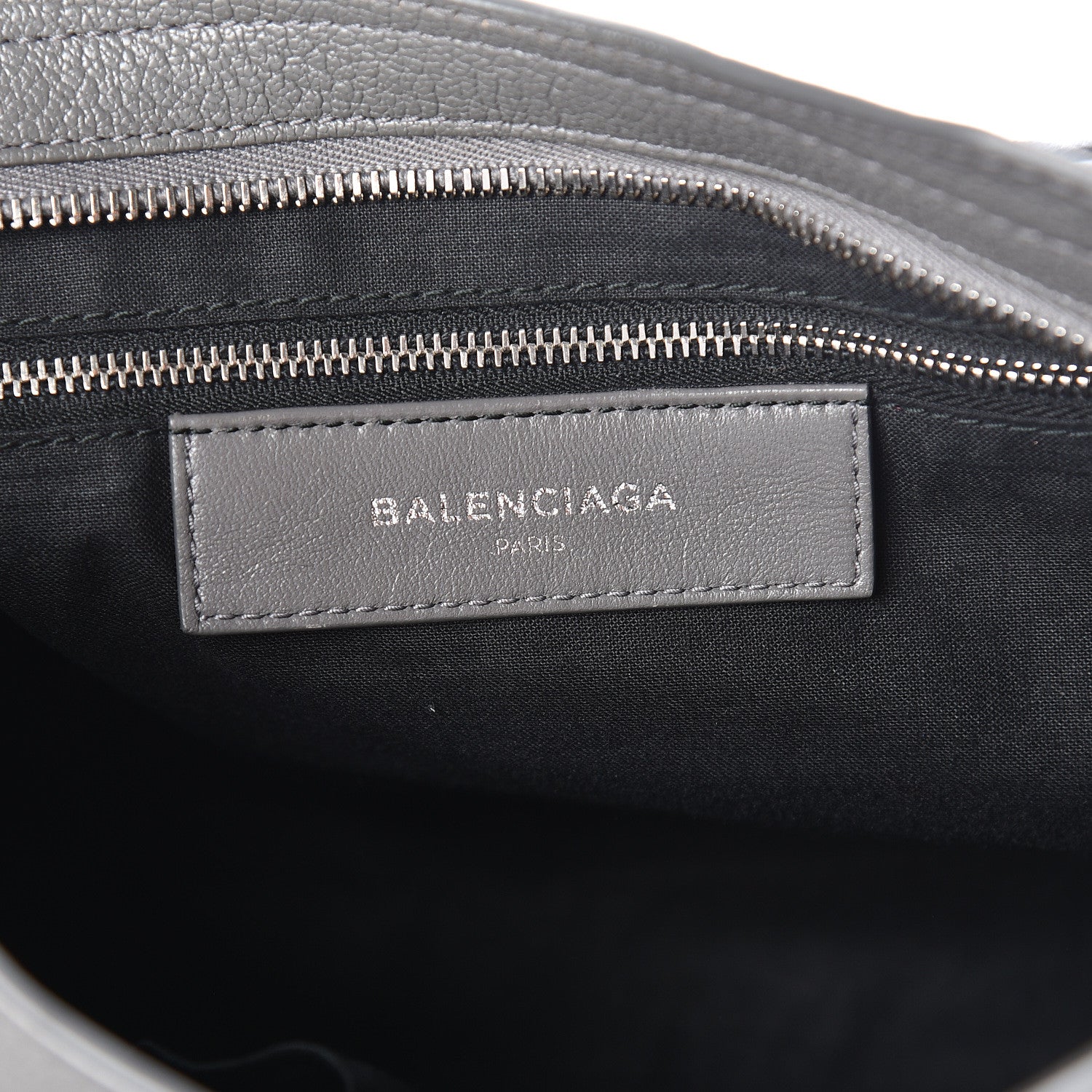 Balenciaga Chevre Silver Metallic Edge Hardware S City Gris Acier 8 of 10