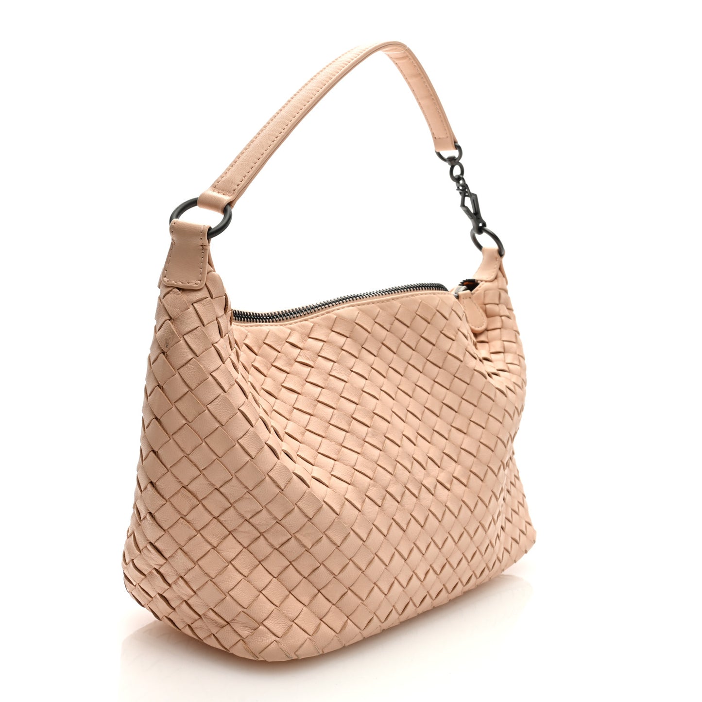 Nappa Intrecciato Small Shoulder Bag Petal